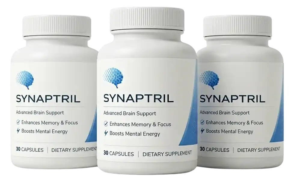 Synaptril Cognitive Brain Supplement Bottle - 30 Capsules Memory Focus Mental Clarity